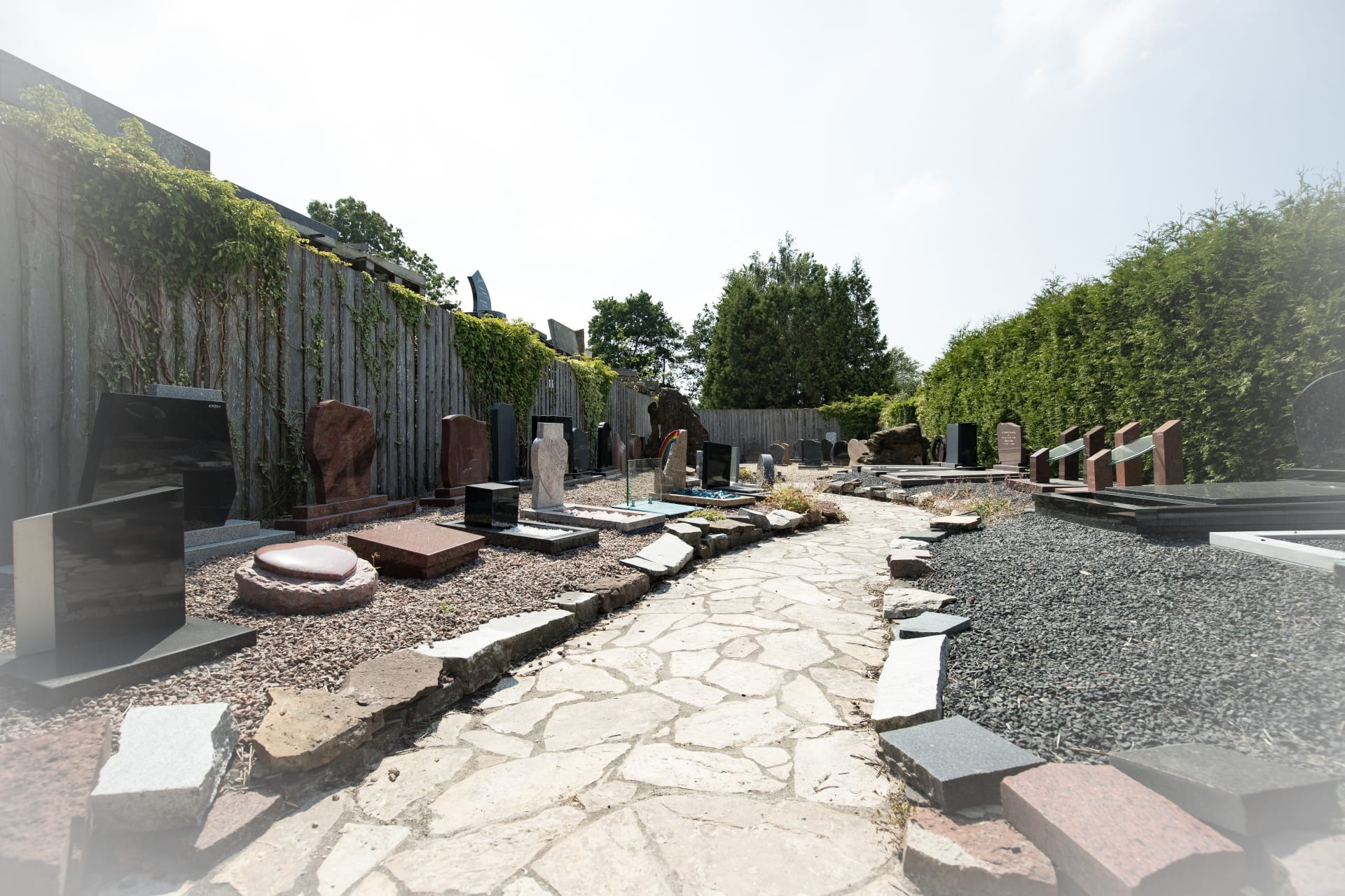 Budgetmodellen in de monumententuin van Hutting Natuursteen