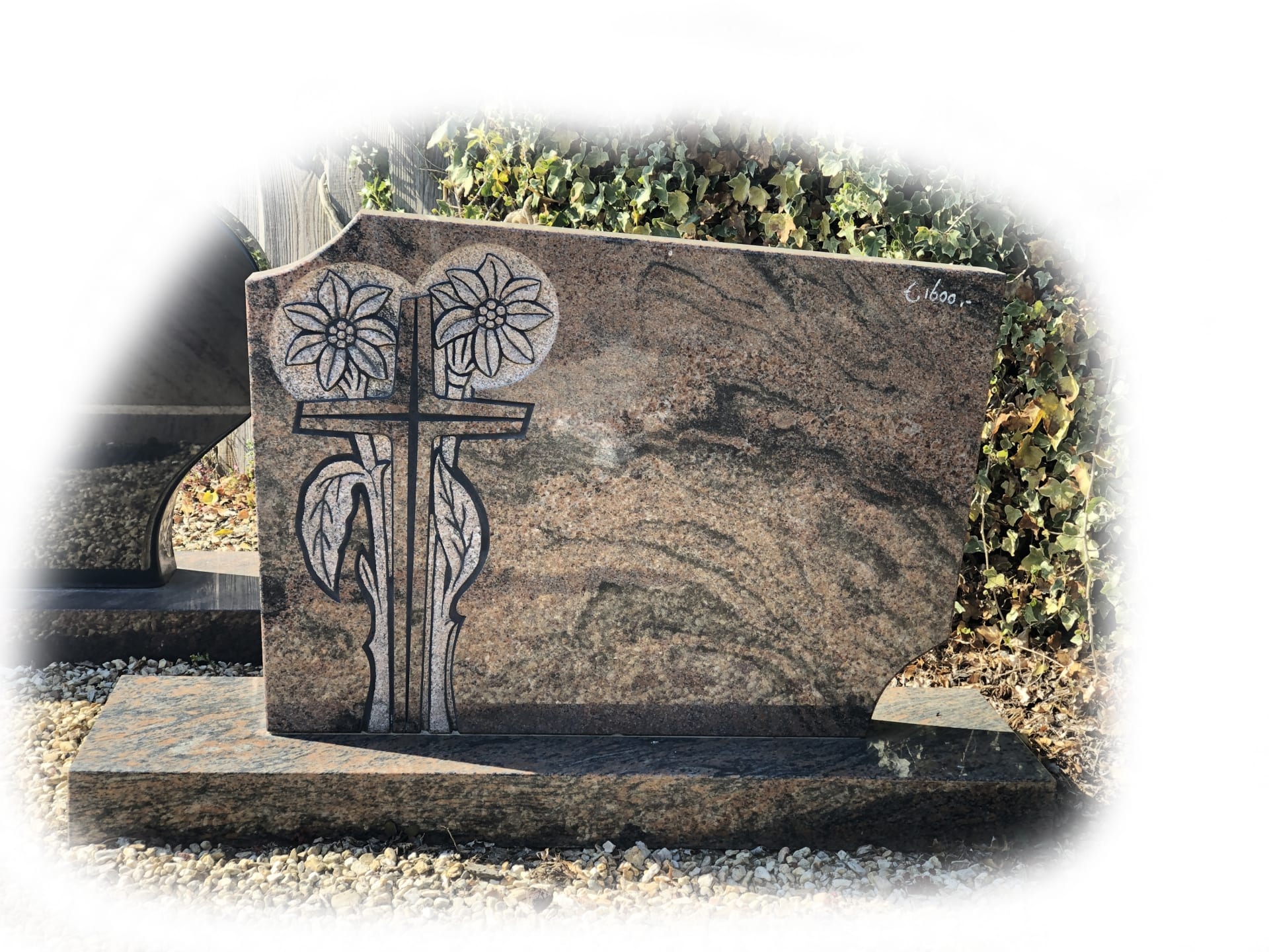 Grafsteen Halmstad graniet 21