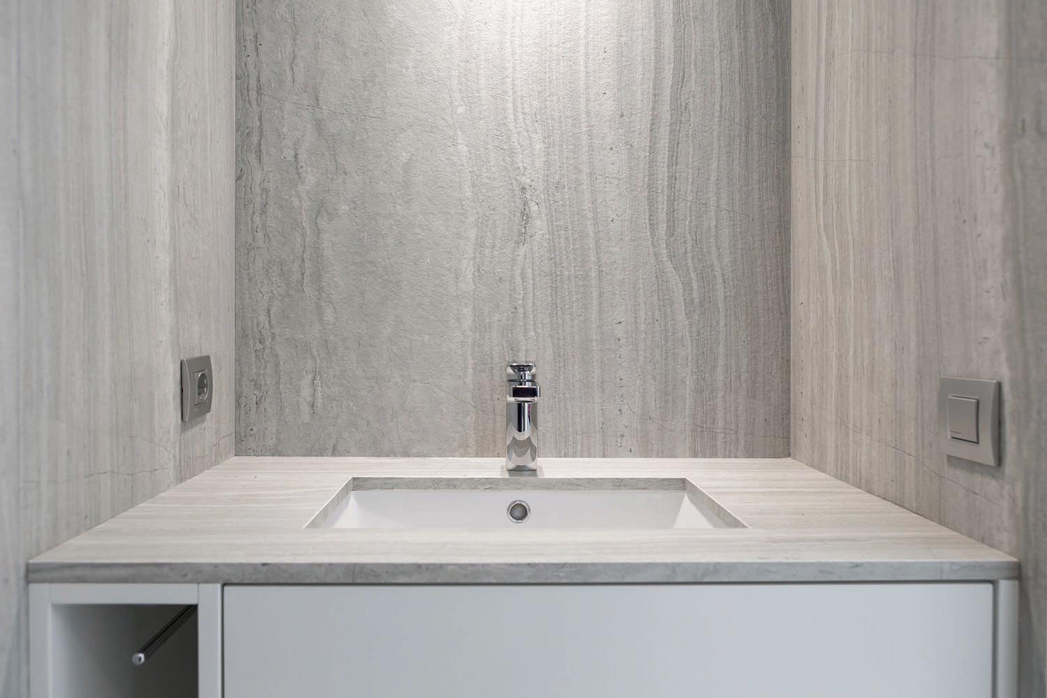 Neolith Strata Argentum aanrechtblad