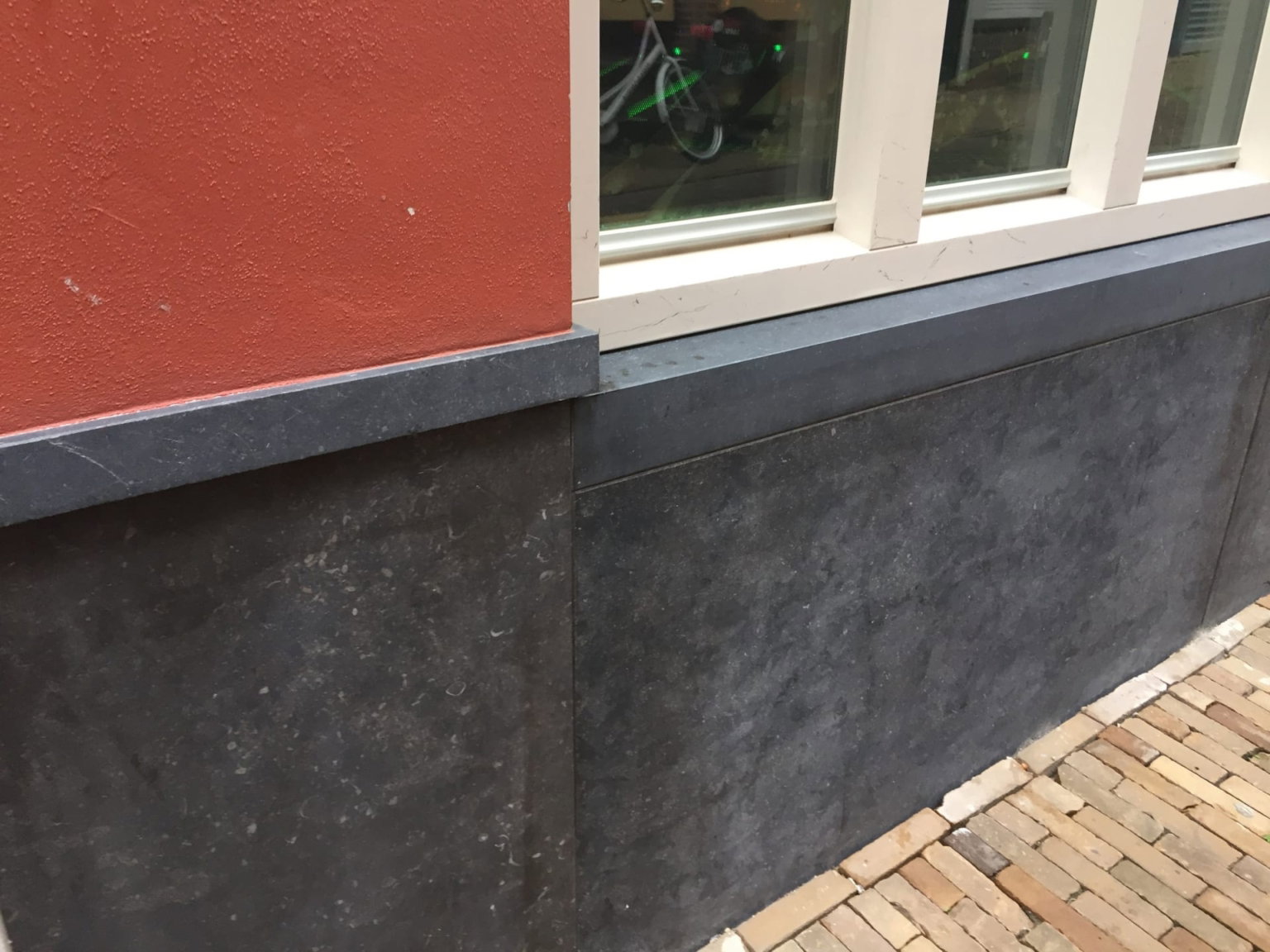 Belgisch hardsteen bedekking scaled