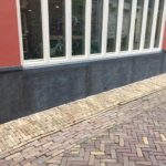 Gevelbedekking van Belgisch hardsteen scaled