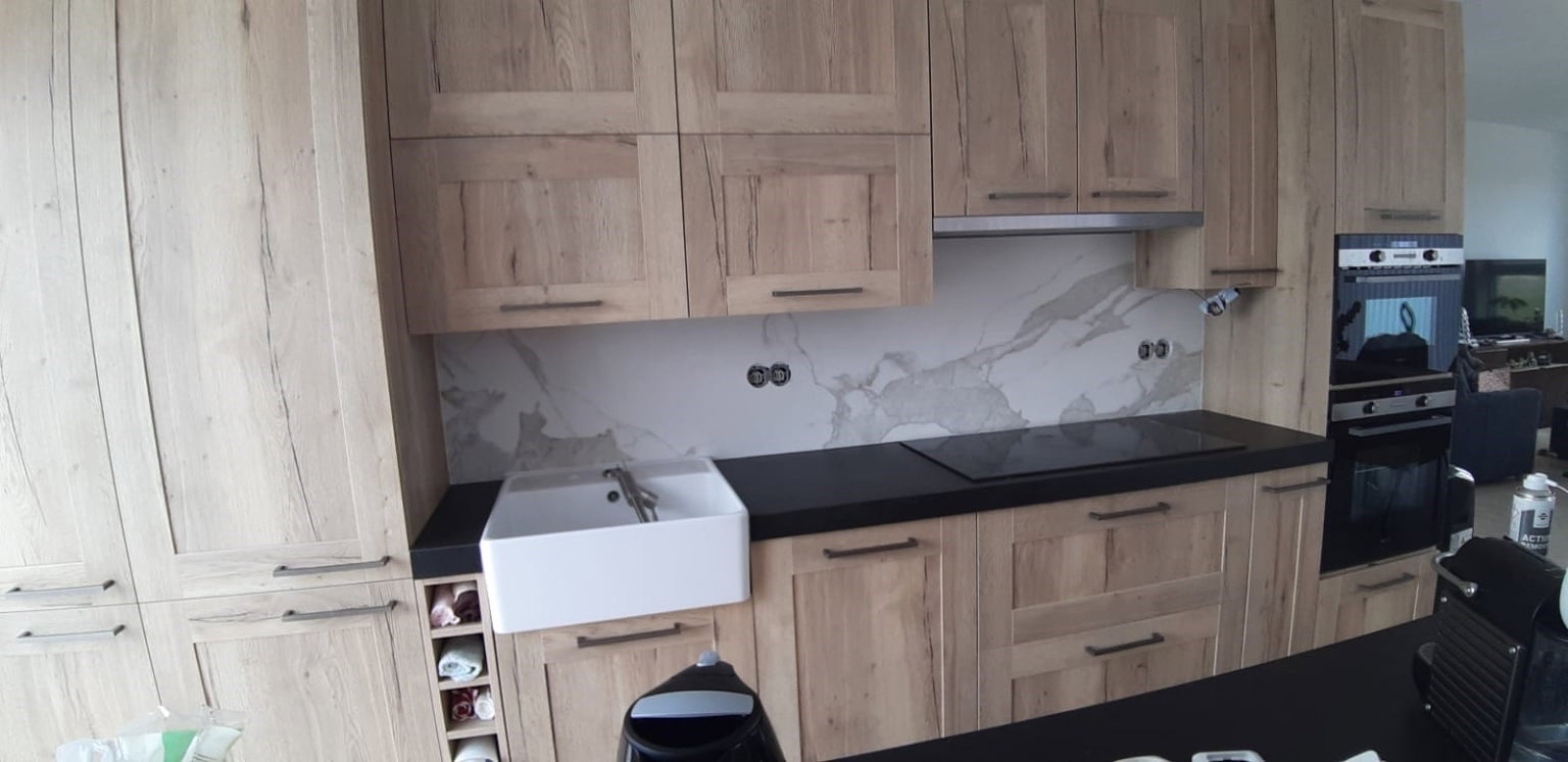 Achterwand Neolith Estatuario Keramisch