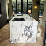 Kookeiland Arabescato marmer scaled