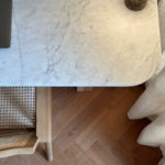 Werkblad wit marmer scaled