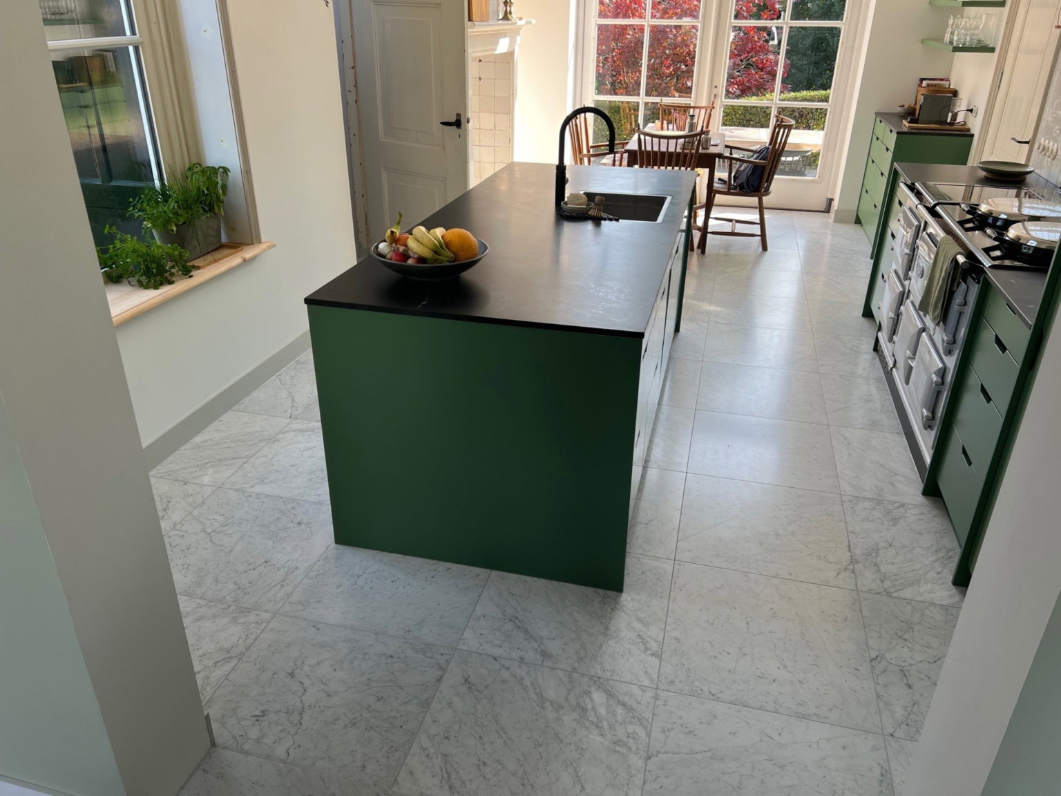 Vloertegels wit marmer Carrara marmer scaled