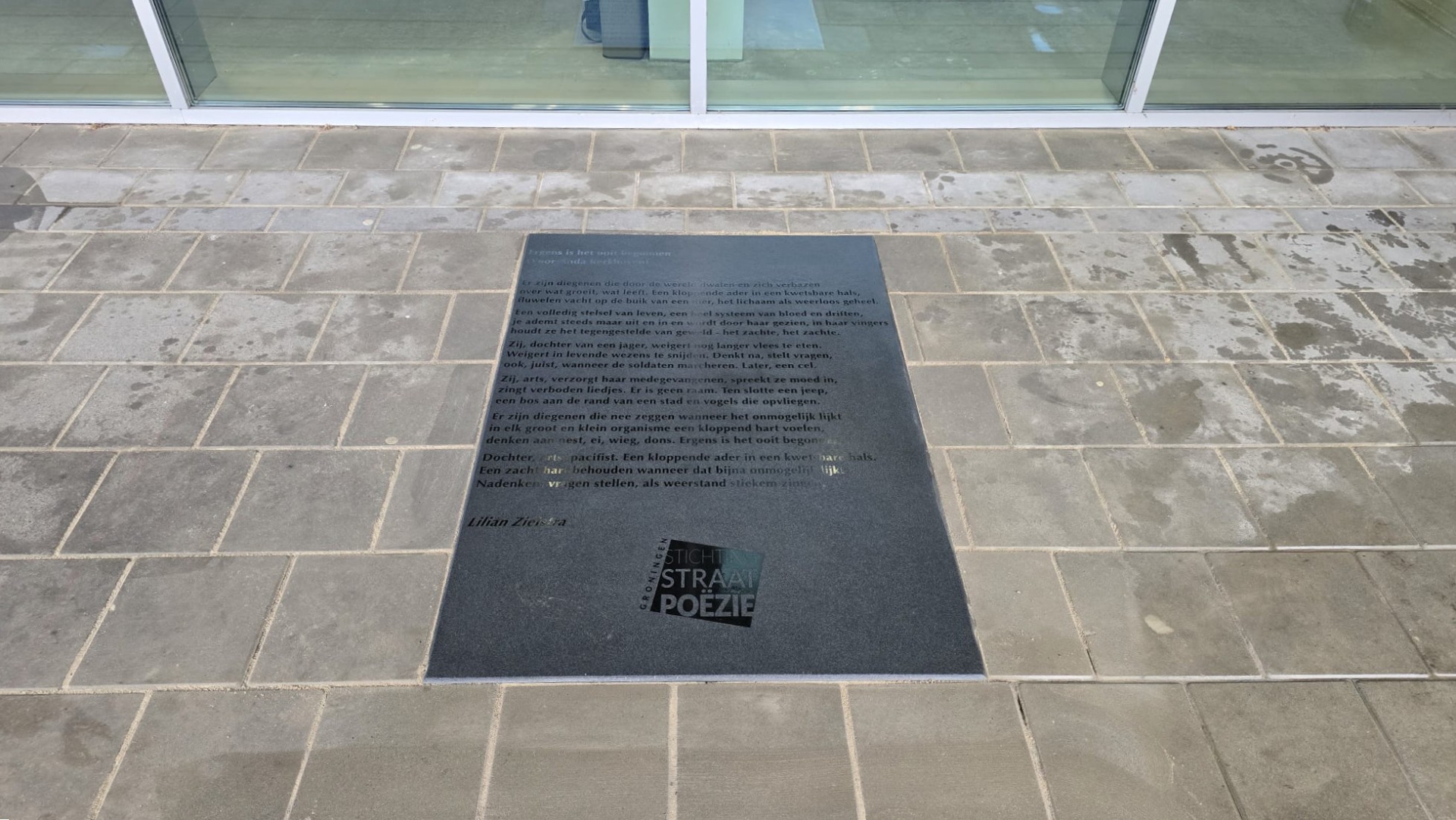 GRONINGEN – zerk stichting Straatpoëzie Groningen