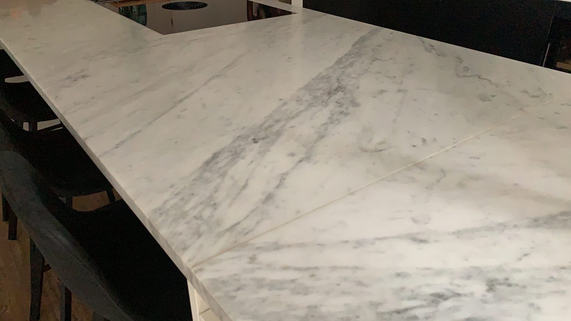 SNEEK – Aanrechtbladen Bianco Carrara marmer